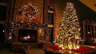 2 Hours of The Best Christmas and New Year Songs (with fireplace and beautiful background) 2024