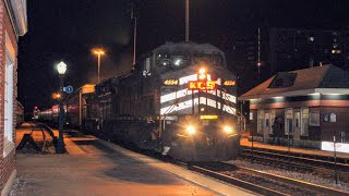 KCSM 4554 leading a Gray Ghost duo on CPKC 180 at Elgin, IL