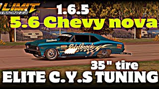 5.6 Chevy nova tune. No limit drag racing 2.0 (1.6.5 iOS) 35x21 tire. (PLEASE READ DESCRIPTION)