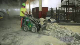 Taking down a Mezzanine- Robotic Demolition