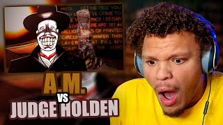 OKAY... IM GOING TO HAVE TROUBLE SLEEPING TONIGHT..!!? JUDGE HOLDEN VS AM. RAP BATTLE REACTION!!!