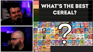 CEREAL TIER LIST | WHAT ARE OUR FAVORITE BREAKFAST CEREALS?!?! | BONUS #6