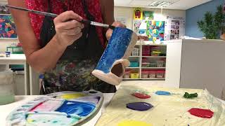 Ceramic and Acrylics: Quick Tip