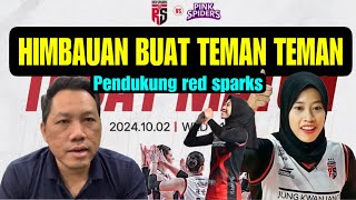 HARI INI RED SPARKS VS PINK SPIDERS… PREDIKSI KALIAN GIMANA?