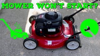 Mower won't start? How I fixed my Briggs & Stratton