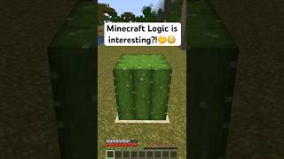 Minecraft Logic is Really Interesting 🥶