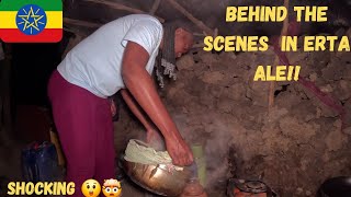 Behind the scenes in Ethiopia 🇪🇹  Erta Ale village