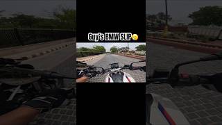 Guy’s New BMW Slip ho gyi😱 #motovlog #bmwbikes #ytshorts