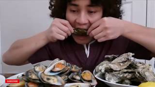 Raw Oyster l Mussels with Butter l Seafoods Mukbang