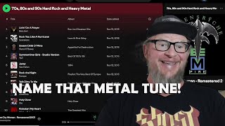 Guess That Heavy Metal Song 70's 80s 90's Challenge