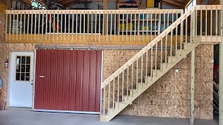 Building the Stairs to the Loft