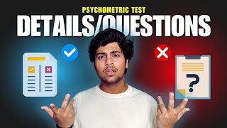 PSYCHOMETRIC TEST DETAILS/QUESTIONS