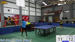 Robi Vs Steven. Kualifikasi PorProv Jatim 2023, Kab. Jember