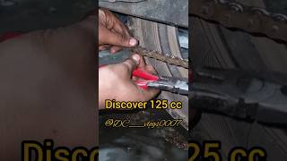 discover 125 mai lagaya pulsar 135 cc ka chain set #ytshorts #mechanic #bajaj