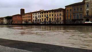 Pisa Piena dell'Arno 31/01/2014 parte 6