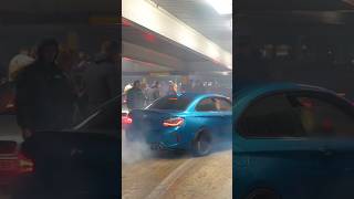 BMW M2 Burnout At Car Meet! #shorts