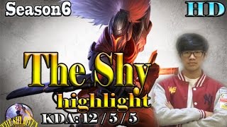 The Shy-yasuo vs lulu higtlight -수줍은 야스오을 갖춘 게임-lol korea seanson 6  (dec,26/2015)