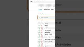 Cómo buscar acciones en DEGIRO