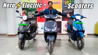 Hero Electric Scooters Optima , Atria, All model | Range 120km |