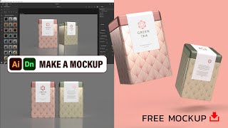 How I Make a Mockup on Adobe Illustrator with Adobe Dimension