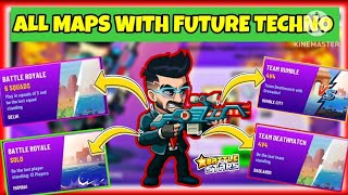 ALL MAPS WITH FUTURE TECHNO IN BATTLE STARS || BATTLE STARS ALL MAP GAMEPLAY