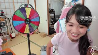 🔴 Japan Live 💖🏃‍♀ Roulette Exercise Day With NEW Heart Rate Monitor!! 💓 新しい心拍数モニターでルーレット運動日! 💓