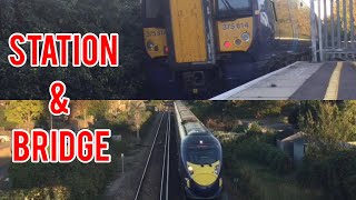 Trains & tones at faversham station and faversham foot bridge