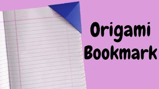 How to make paper bookmark | Origami Bookmark #Shorts