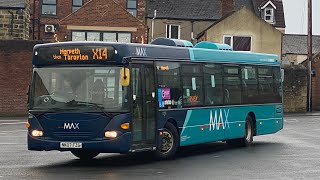 A1|Arriva North East Ashington Based Scania Ommicity 4664 On The X14 To Thorpton