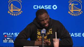 Draymond Green Postgame Interview | Golden State Warriors beat Philadelphia 76ers 119-107