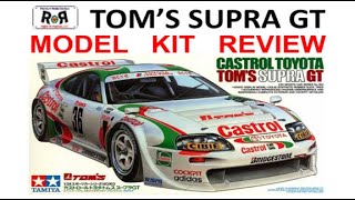 Castrol Toyota Tom’s Supra GT (I)1:24 Scale Tamiya 24163  -Model Kit Build & Review