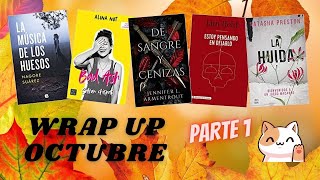 📚 LIBROS LEÍDOS 📚 || WRAP UP OCTUBRE 2021- Parte 1 || Buenas lecturas y una decepción 🤨