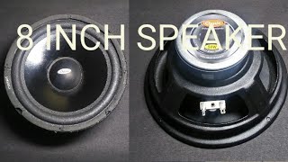 8 inch 50w speaker unboxing