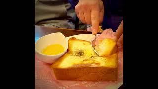 Butter Cheese Toast with Honey #youtubeshorts #shorts #shortvideo #short #shortsvideo #viral #foodie