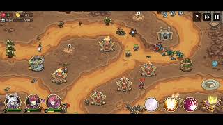 Kingdom war: TD offline games Level 12 Hell difficulty 3 stars The rescue