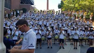 Georgia Tech Marching Band -  Family Preview Day (on the stairs)