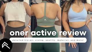 Oner Active *UNSPONSORED* Review! | sports bra, leggings, loungewear, and t-shirts