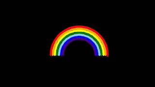 Draw Rainbow using Turtle Graphics in Python #python