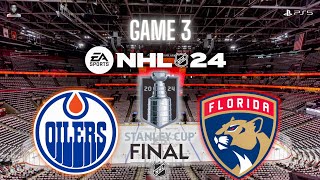 NHL 24: 2024 Stanley Cup Final, Game 3 (Edmonton Oilers vs Florida Panthers) (PS5)