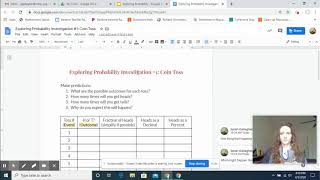 Exploring Probability Investigation #1: Coin Toss