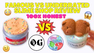 FAMOUS VS UNDERRATED SLIME SHOP REVIEW!- OG Slimes & Lime Slimes Co [ASMR]