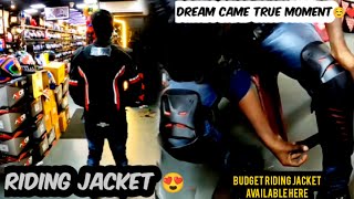 finally riding jacket purchased😍| riding gloves | vlog| moto gears| budget jacket 😱☺️