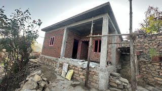 चाचा जी का मकान बन गया 🏠और गाय की हुई बछड़ी 😍 #vlog #pahadilifestylevlog