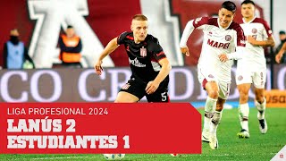 Lanús 2-1 Estudiantes | Liga Profesional 2024 - Fecha 3