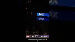 Lights go out in college basketball game