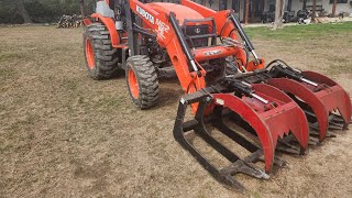 Kubota M62 Tractor Grapple Repair