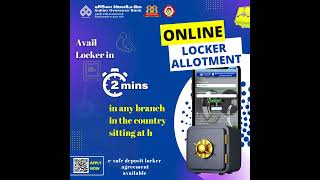 IOB's seamless online locker allotment service!