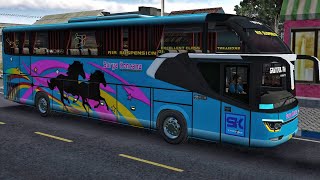 SHARE LIVERY SURYA KENCANA SRIKANDI SHD ORI MALEO | MOD BUSSID TERBARU