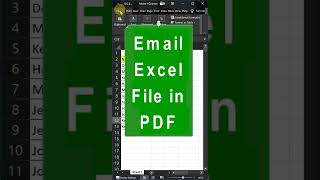 Email Excel File in PDF.