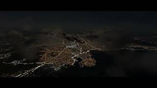 Top of Descent - VNAV - ILS Landing into LGAV Athens 3R at Night - Hondajet - MSFS - PC